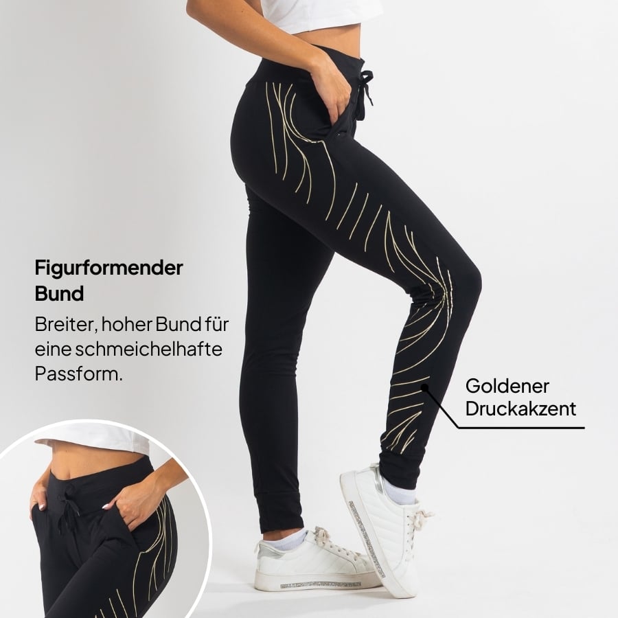 Hochtaillierte Jogginghose Gliss