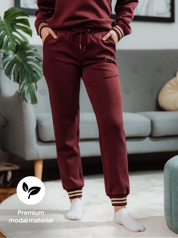 Modal dnevne jogger hlače Bordo