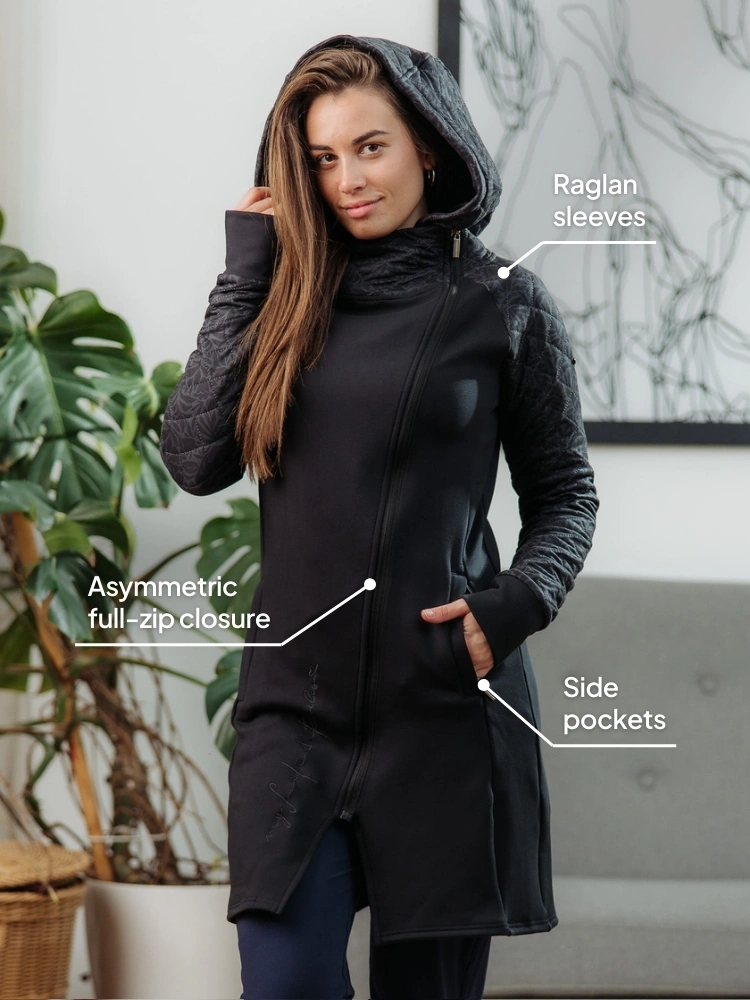 Aszimmetrikus átmeneti kabát Etna