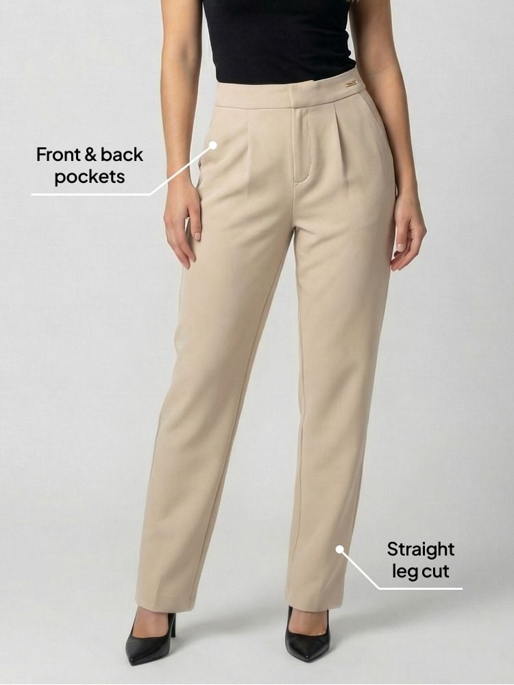 Pantaloni Grace Sand
