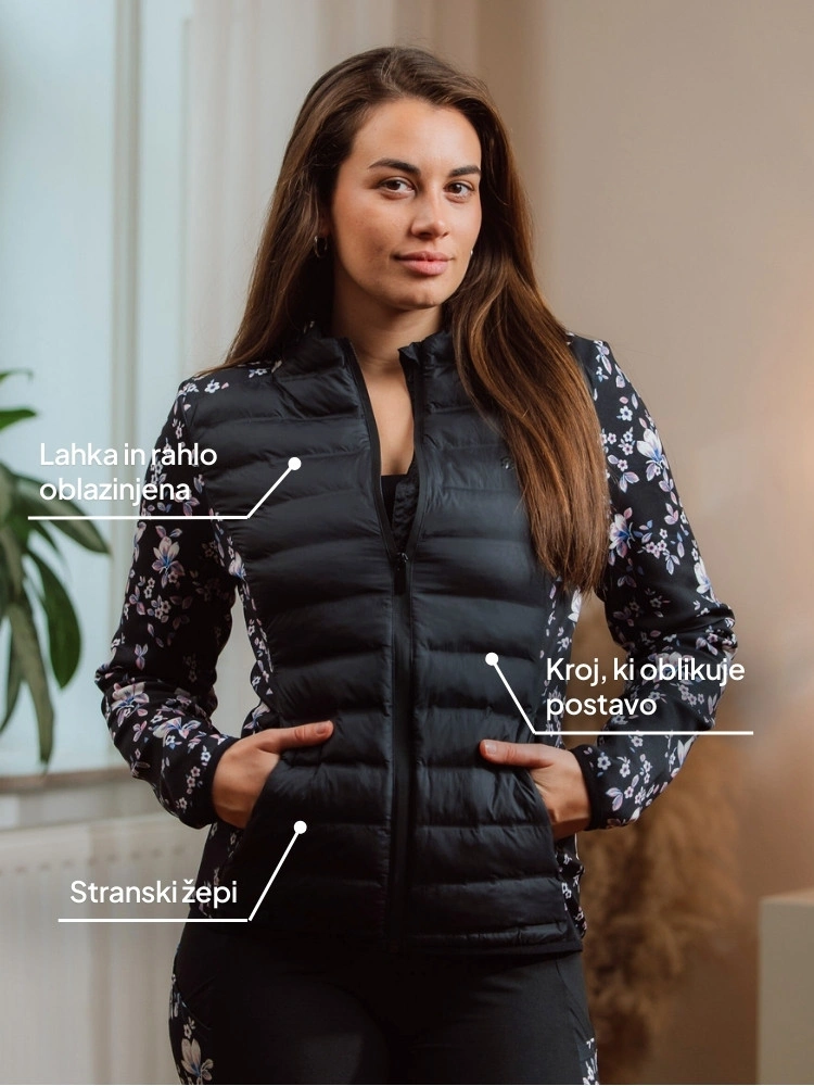 Podložena jopa Midnight