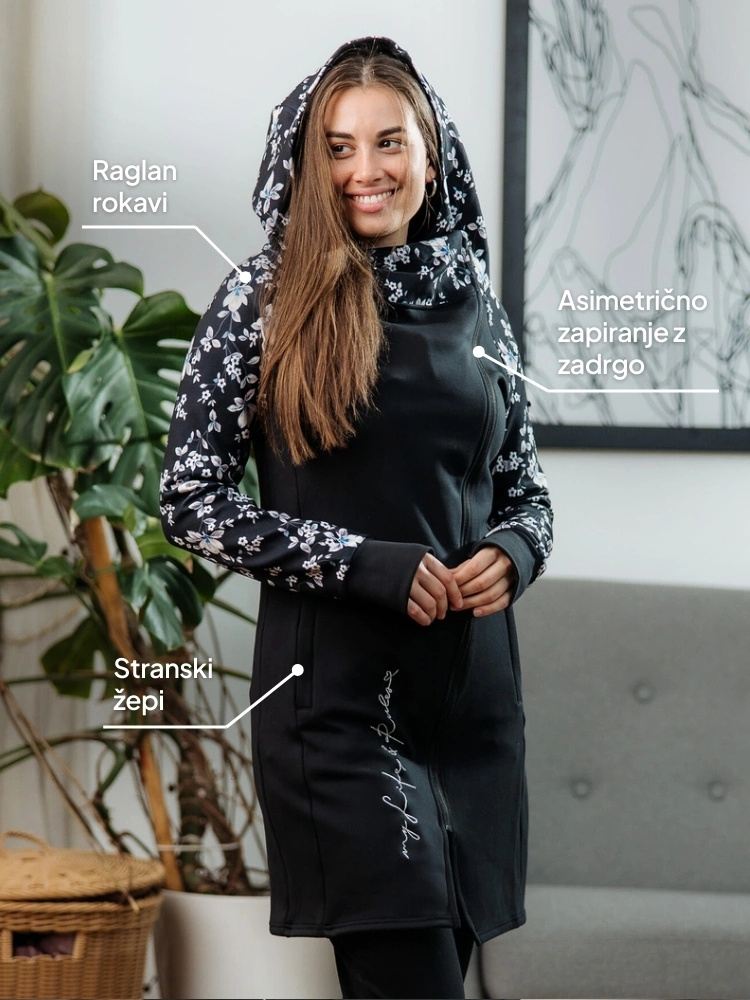 Asimetrična prehodna jakna Midnight