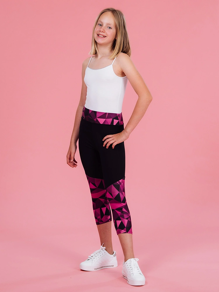 Kids capri leggings Diamond