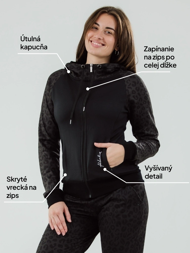 Mikina s celým zipsom Zambia