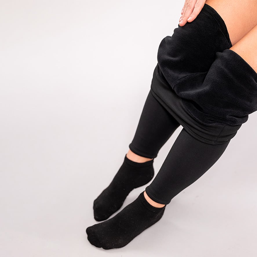 SpuunaW Leggings for Women Winter keggings Thermal Black Leggings