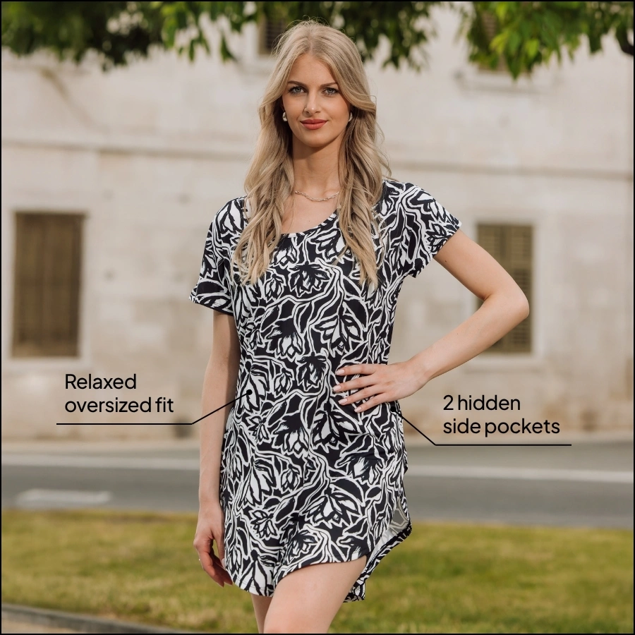 Tunic dress Noir