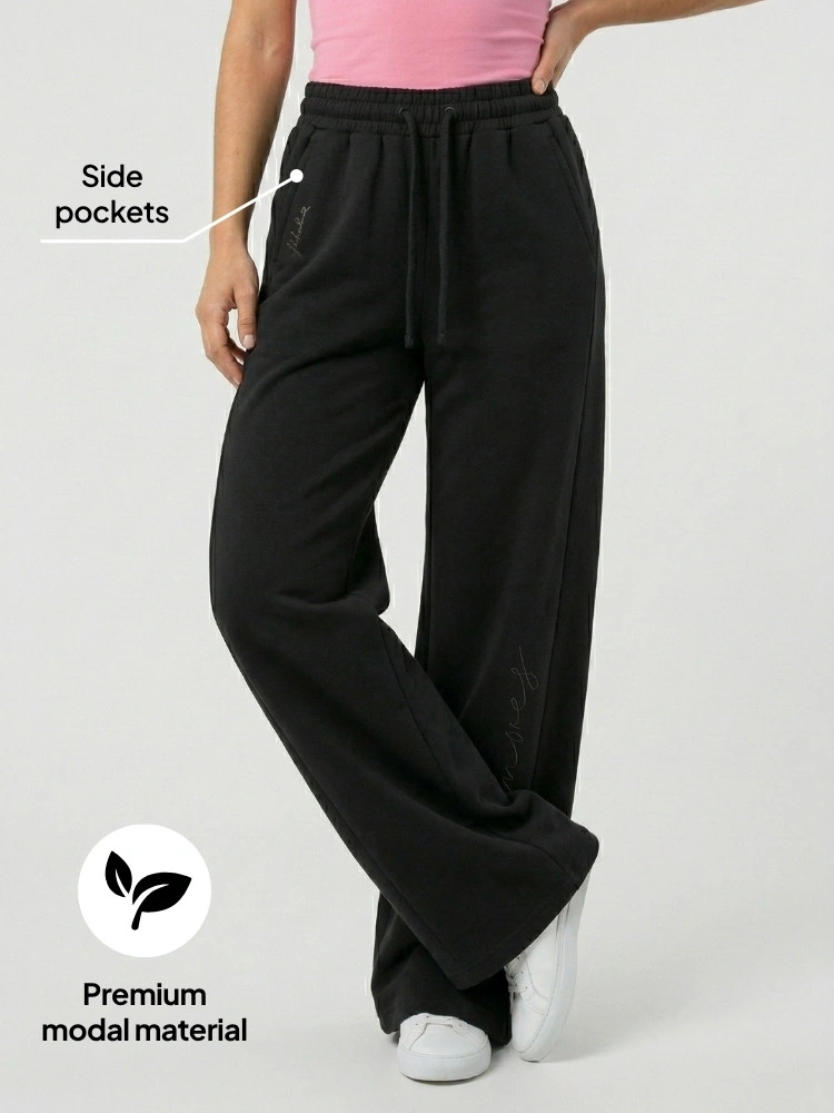 Modal wide leg joggers Etna
