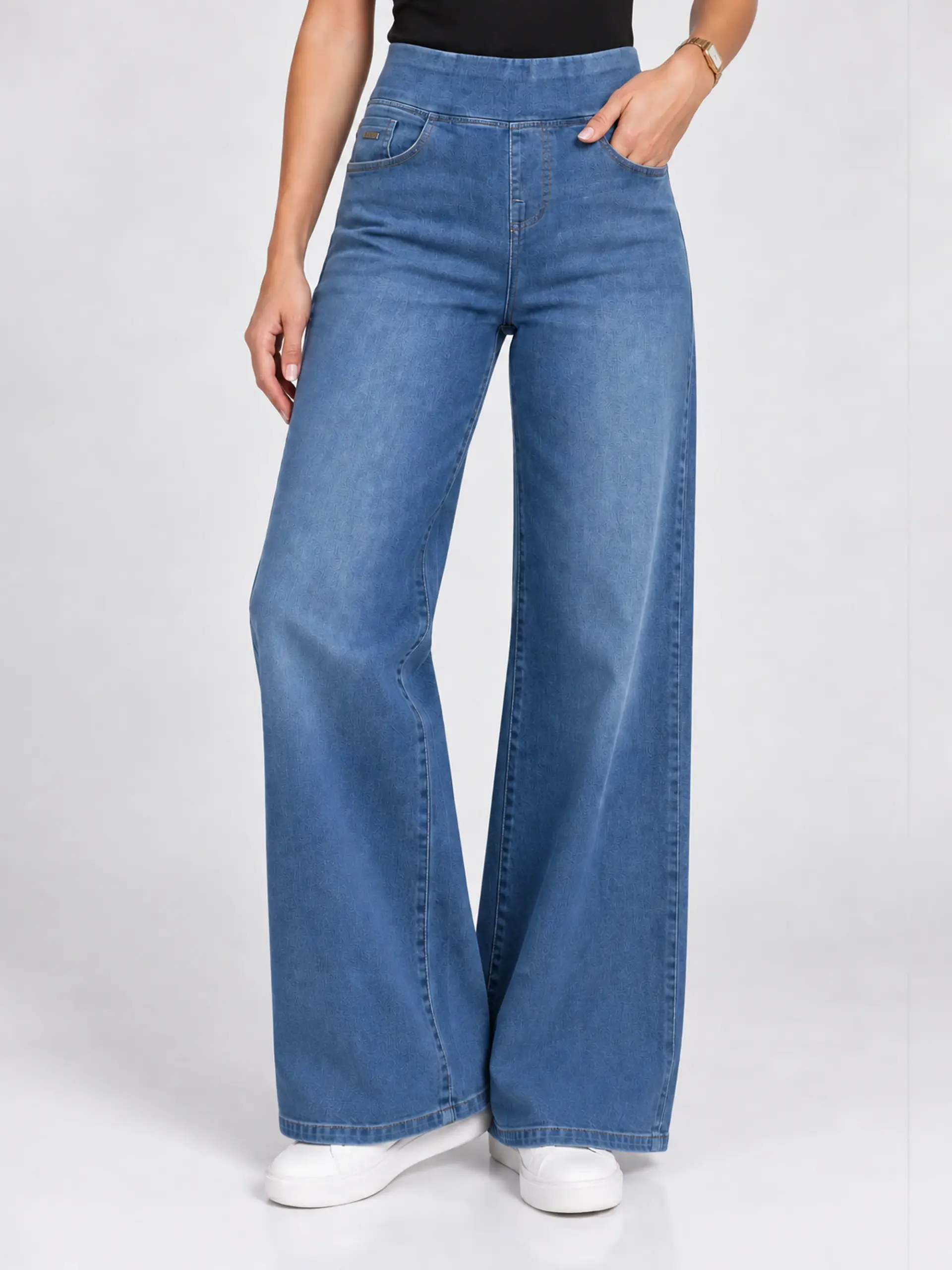 Jegg Wide Pants Blue