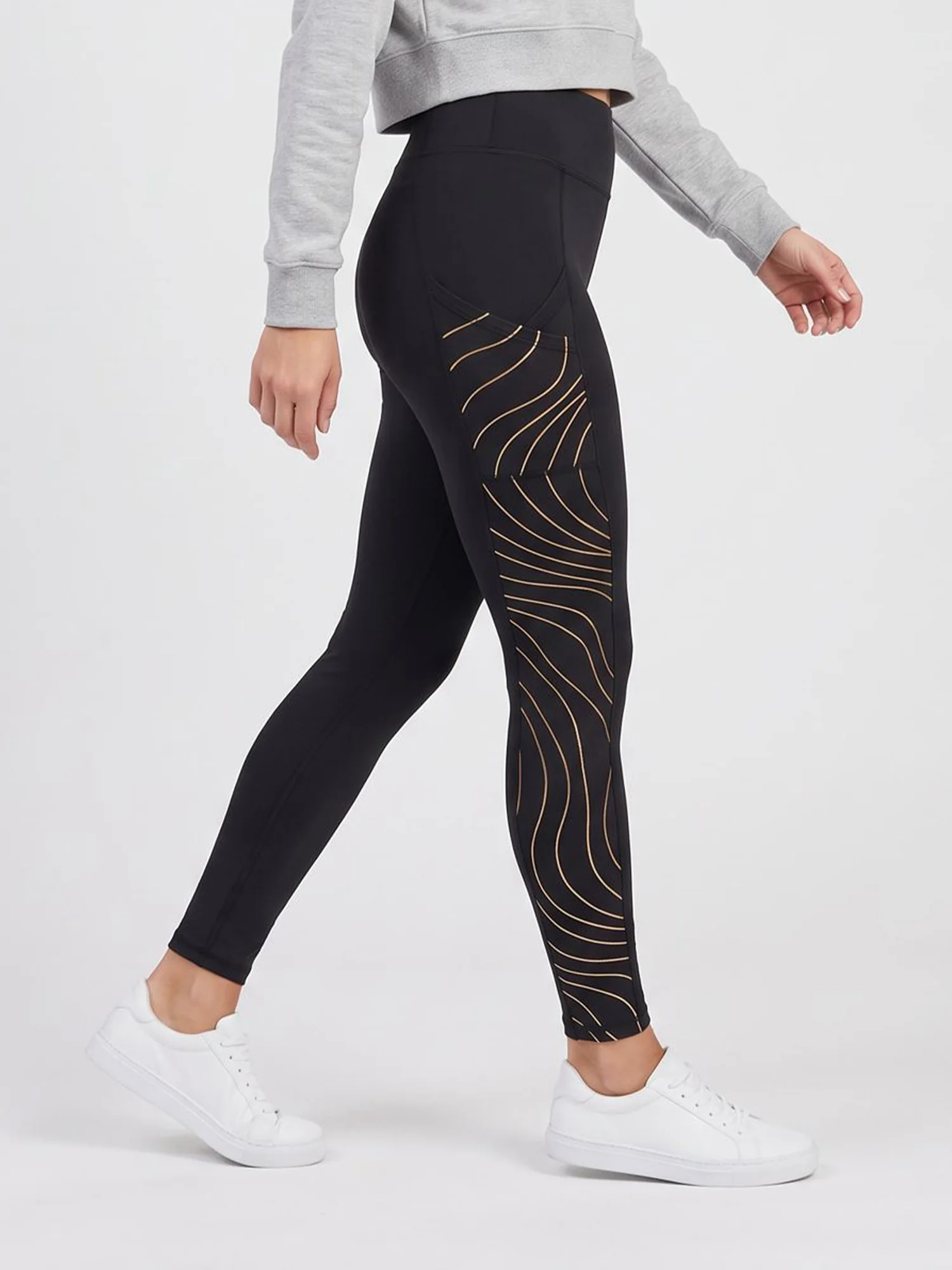 Leggings with pockets Gliss Gold